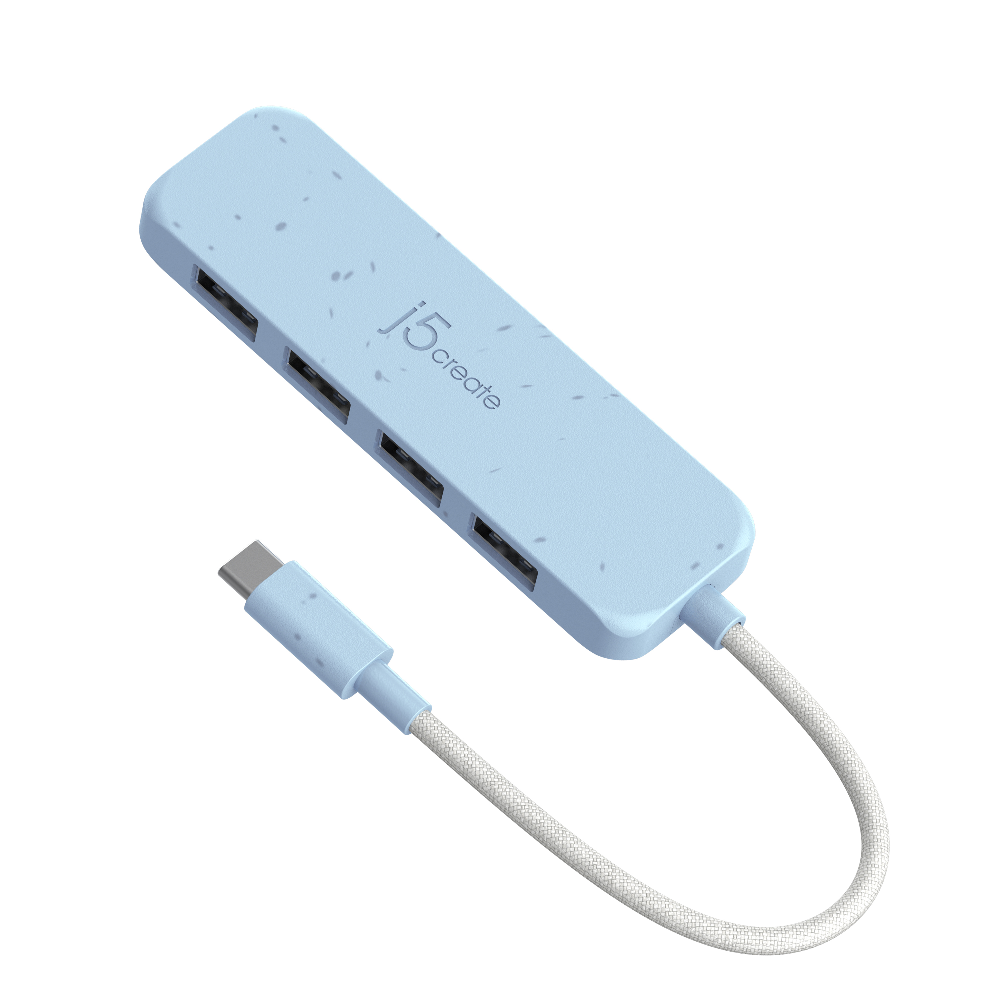 j5create USB-C respectueux de l environnement vers Hub 4 ports Type-A G�n 2
