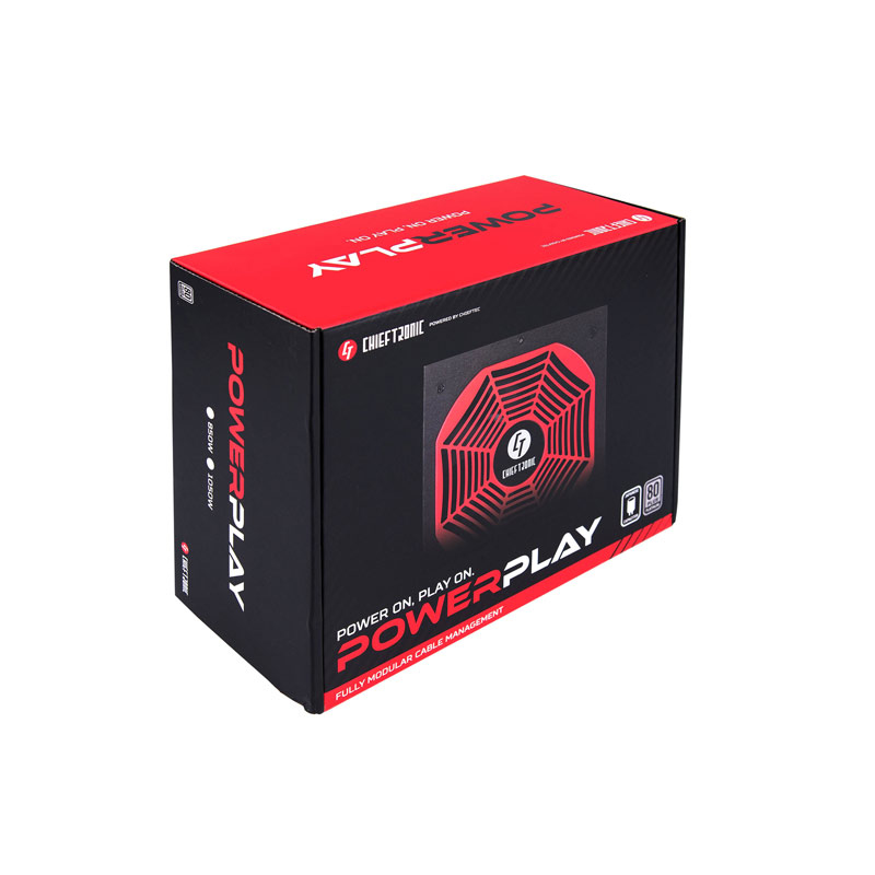 Chieftec PowerPlay unit dalimentation dnergie 850 W 20+4 pin ATX PS/2 Noir, Rouge