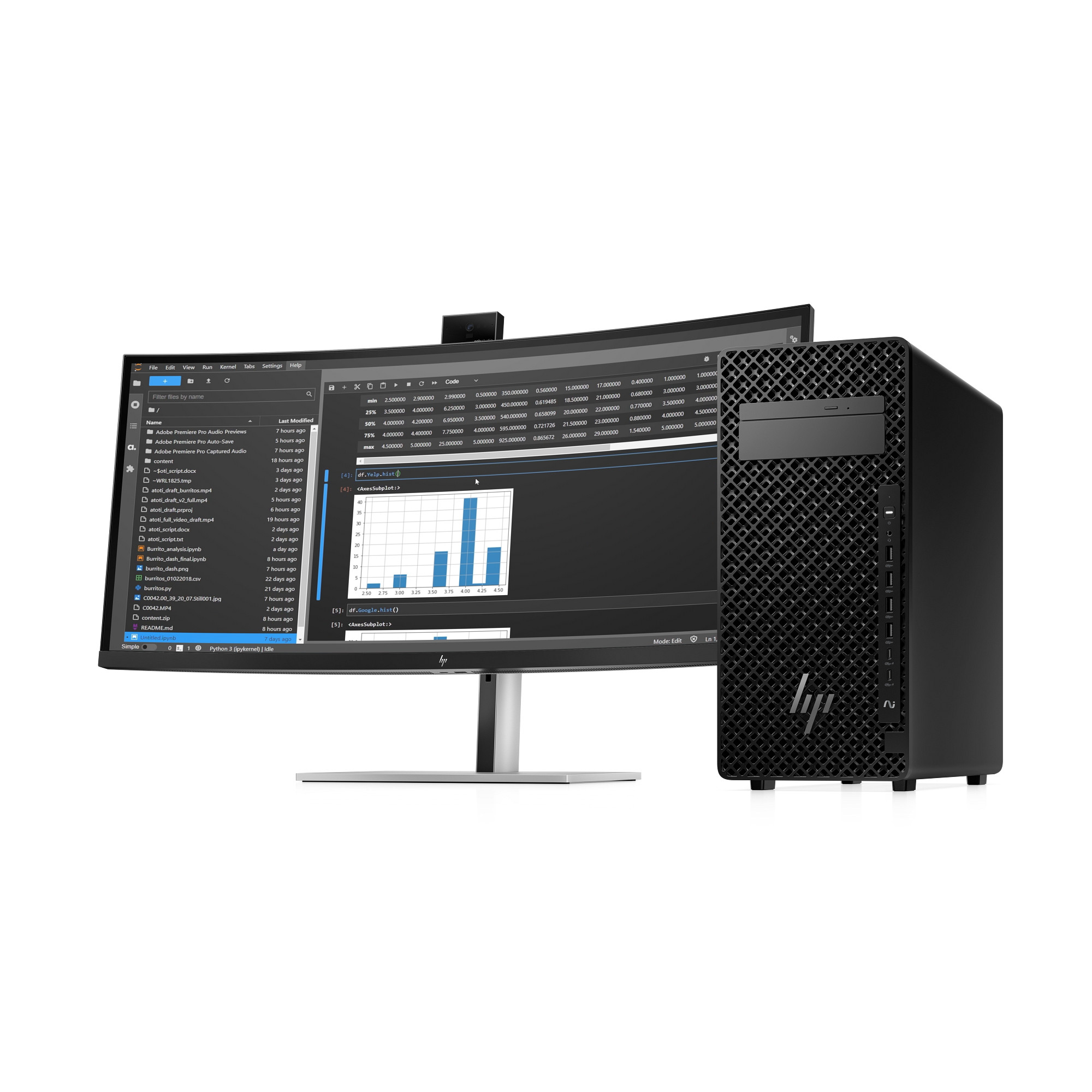 HP Z2 Tower G1i Workstation Desktop PC Windows 11 Pro Black