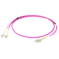 EFB Elektronik O0319FT.50 cable de fibra optica 50 m LC OM4 Violeta