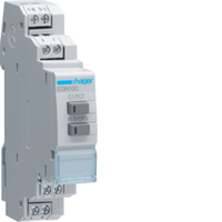 Hager EGN100 - Zeitschaltuhr - Kabelgebunden - Einphasiger AC-Motor - Kunststoff - Grau - IP20
