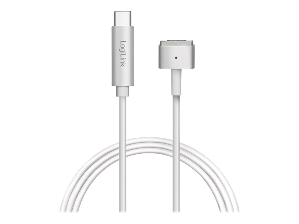 LogiLink PA0226 cable USB 1,8 m USB C MagSafe 2 Plata