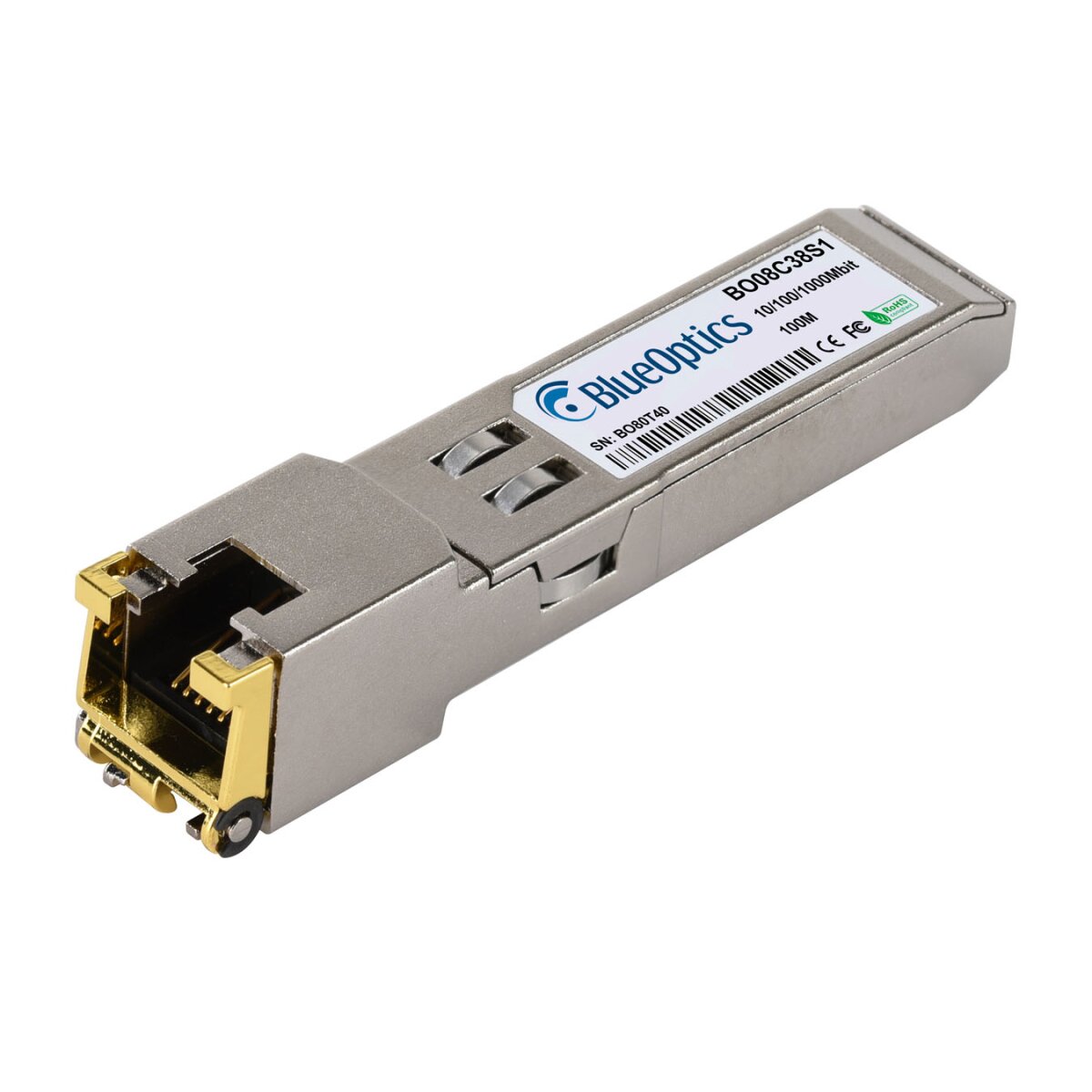 BlueOptics SFP-1GE-FE-E-T module metteur-rcepteur de rseau Cuivre 1000 Mbit/s