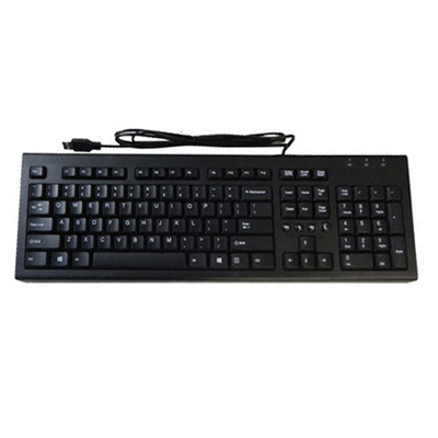 Acer KB.USB0B.381 - Volle Gre (100%) - Kabelgebunden - USB - QWERTY - Schwarz