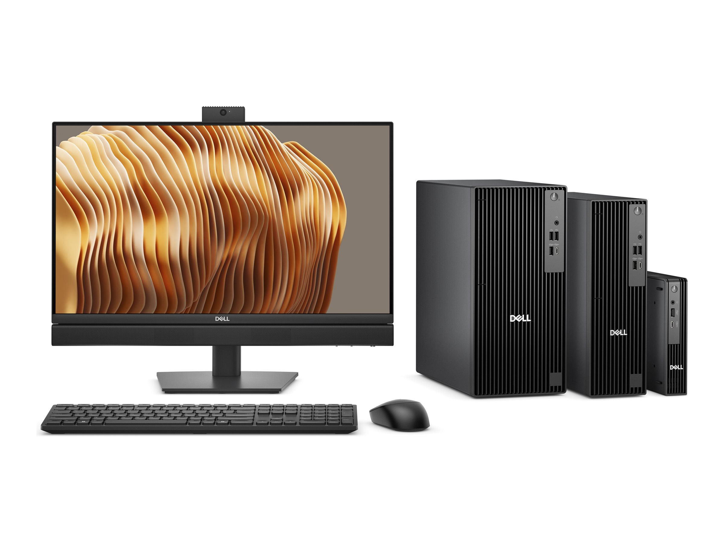 Dell Pro Tower QCT1250 - Tower - Core i5 i5-14500 / 2.6 GHz - RAM 16 GB - SSD 512 GB - NVMe - UHD Graphics 770 - 1GbE - Win 11 Pro - Monitor: keiner - Schwarz - BTS - mit 1 Jahr Basis Vor-Ort (AT, DE - 2 Jahre)