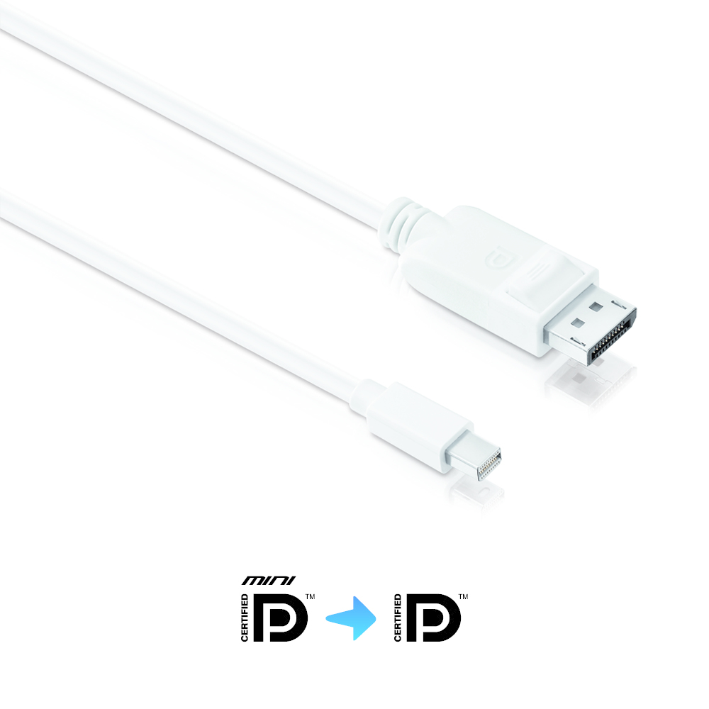 PureLink IS1100-015 - 1,5 m - Mini DisplayPort - DisplayPort - M�nnlich - M�nnlich - Wei�