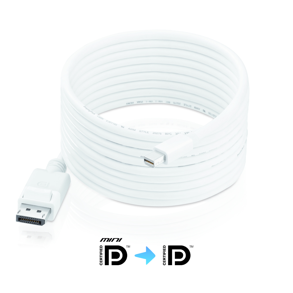 PureLink IS1100-015 - 1,5 m - Mini DisplayPort - DisplayPort - M�nnlich - M�nnlich - Wei�