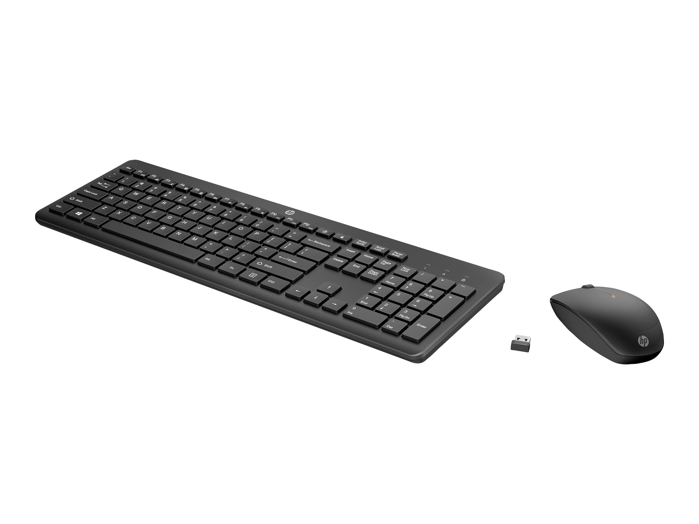 HP 235 - Tastatur-und-Maus-Set - 3-Zonen-Layout, flache Tastenreise
