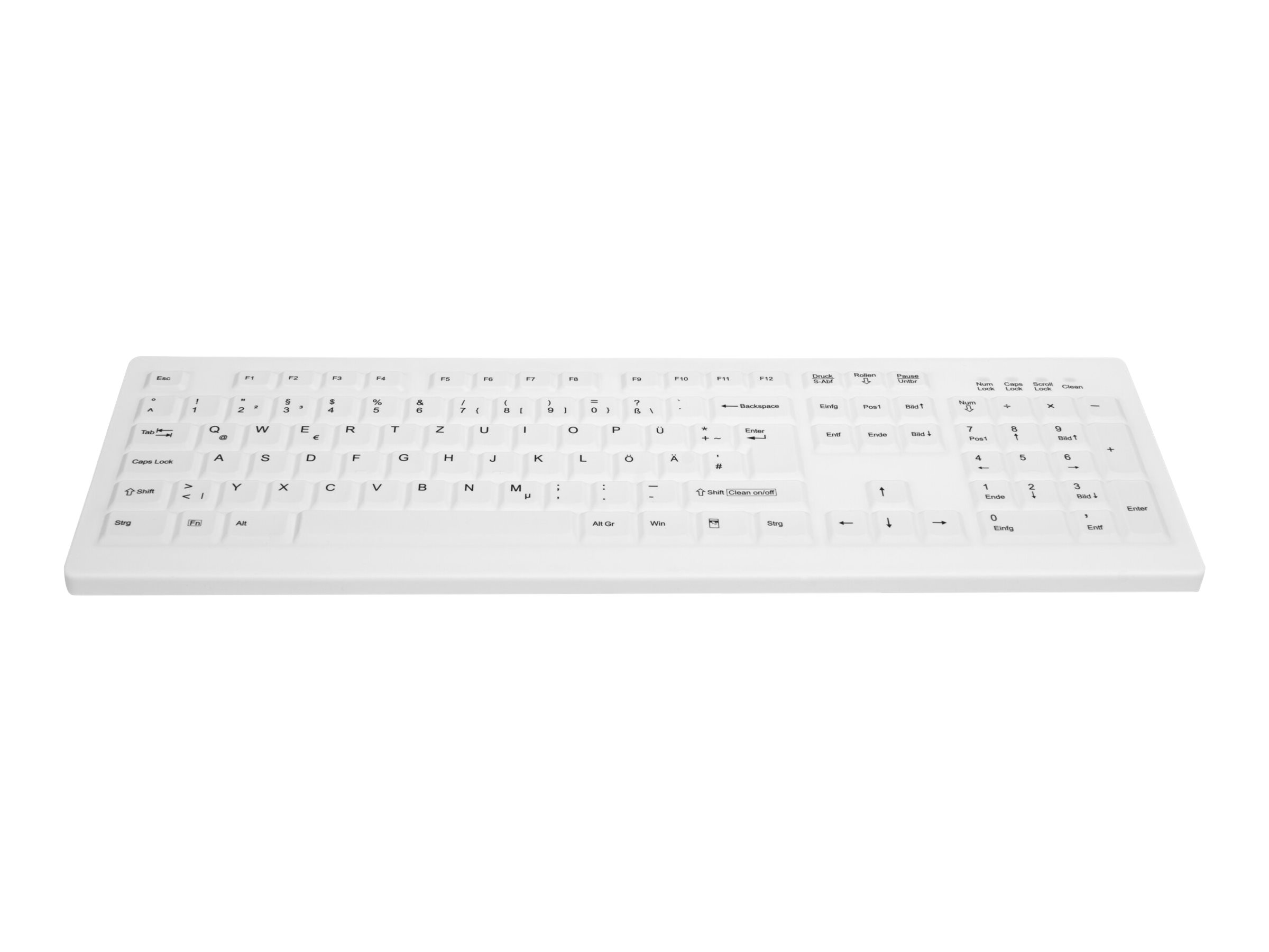 CHERRY AK-C8100F-FU1-W/NOR clavier Bureau RF sans fil QWERTY Norvgien Blanc