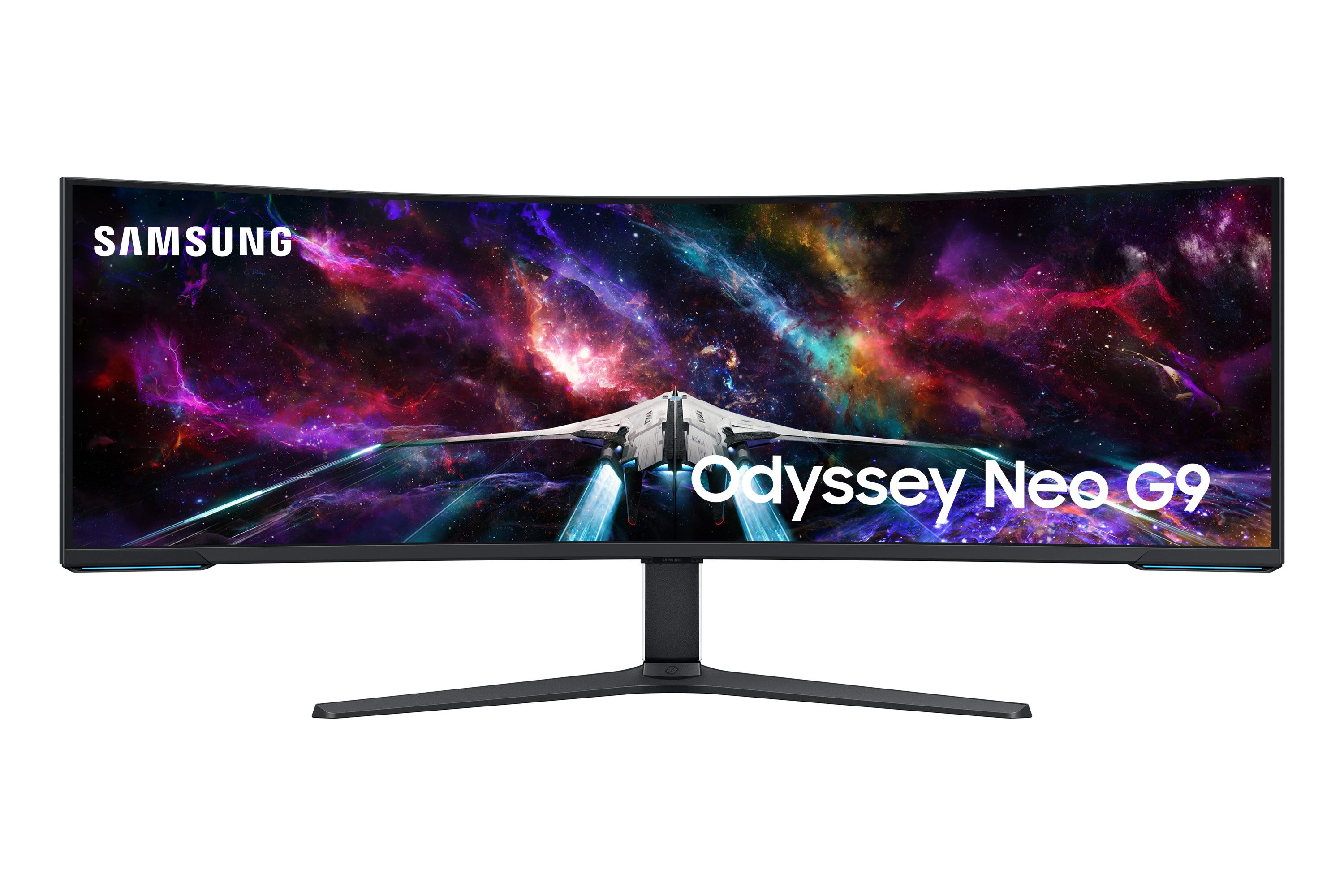 Samsung G95NC LED display 144,8 cm (57) 7680 x 2160 Pixeles Dual UHD Negro, Blanco