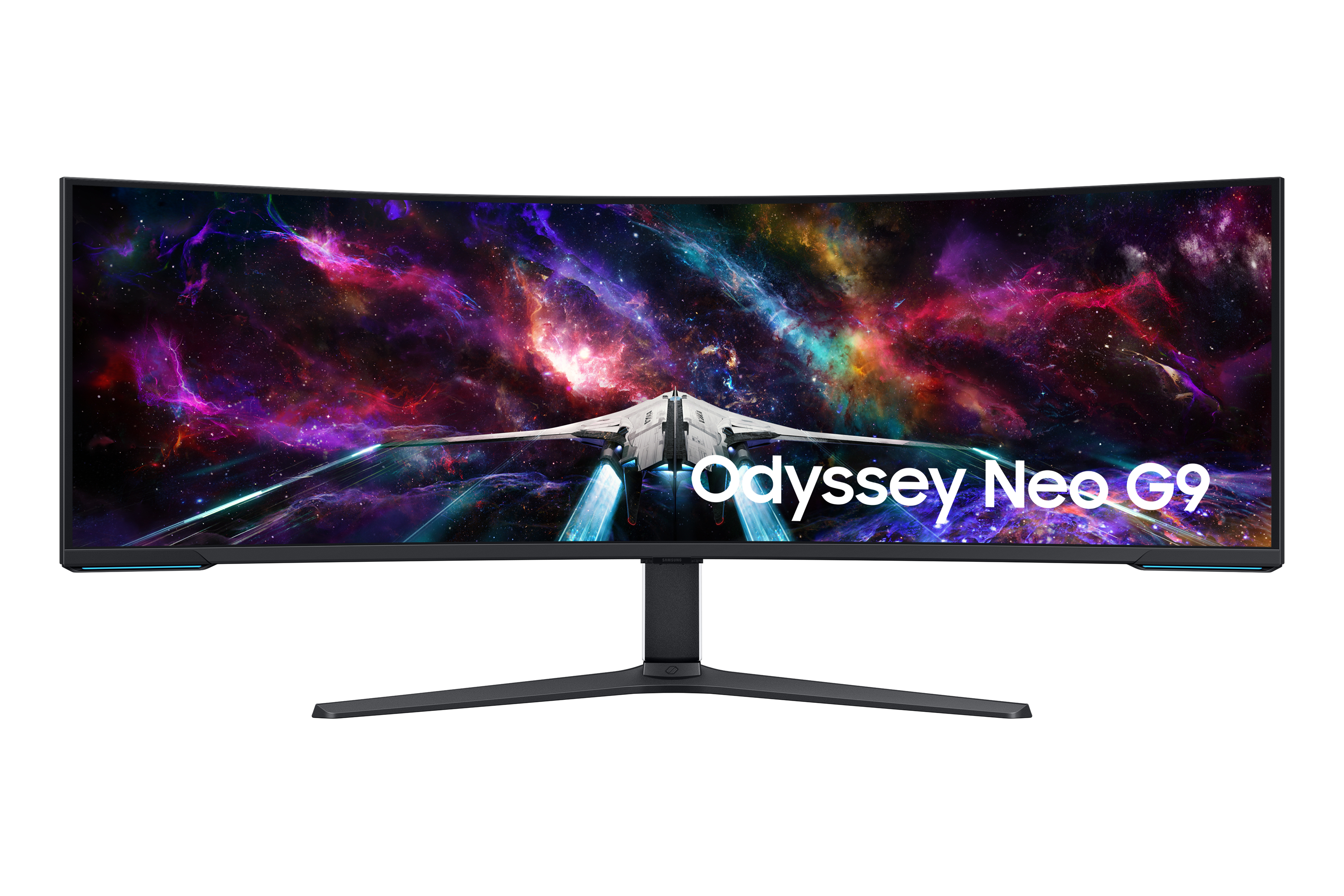 Samsung G95NC LED display 144,8 cm (57) 7680 x 2160 Pixeles Dual UHD Negro, Blanco