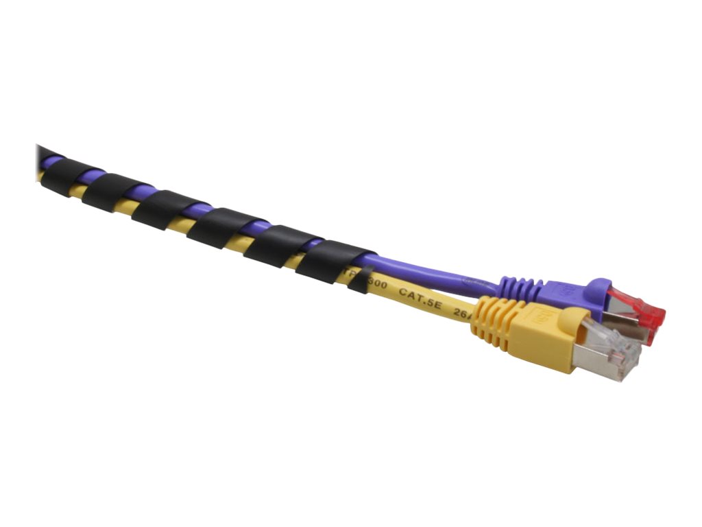 InLine Spirale protezione cavi, diametro 25mm, flessibile, nero, 10m