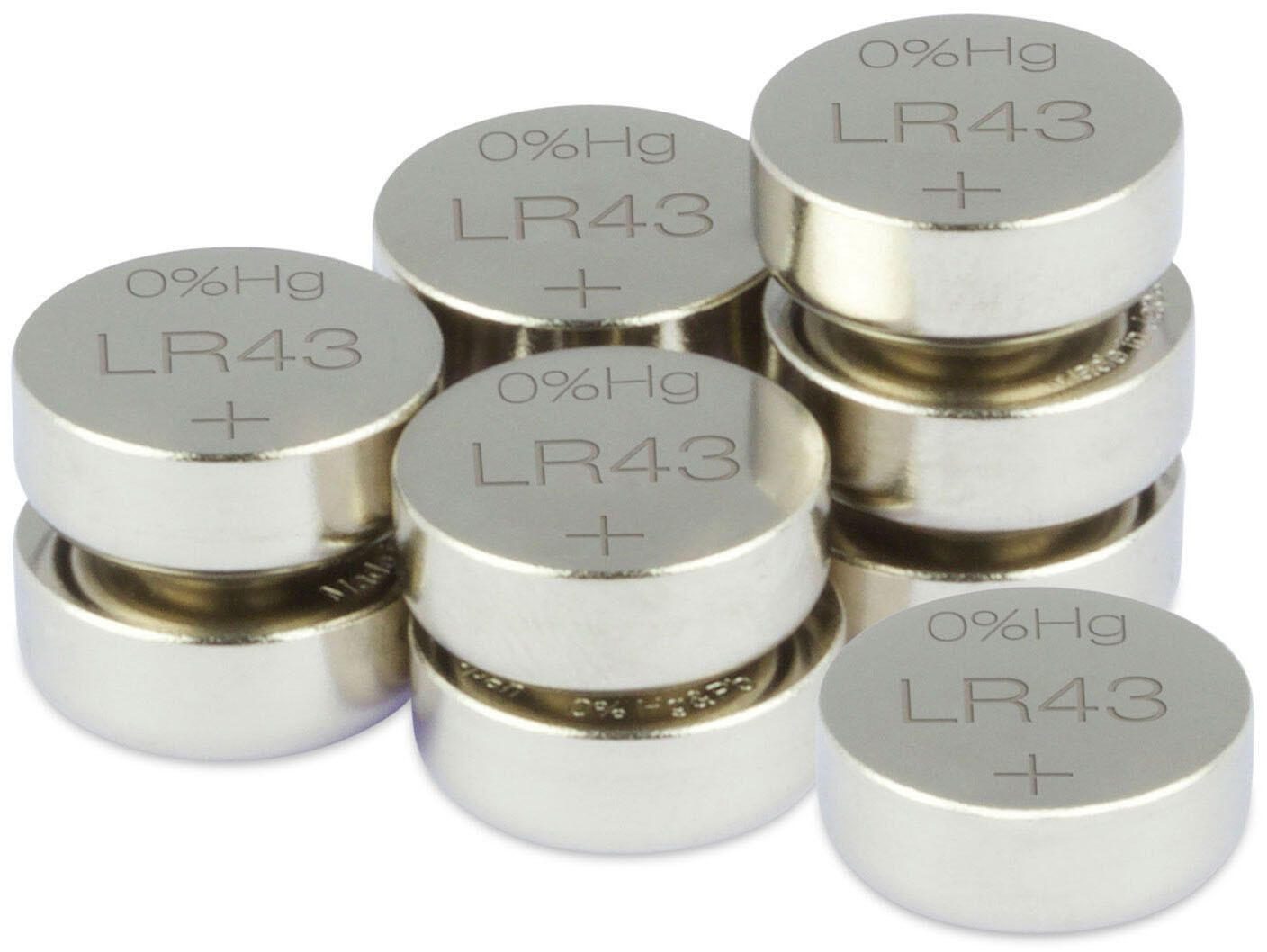 GP Battery GP186F-2C10 Knopfzelle LR 43 Alkali-Mangan 1.5 V 10 St.