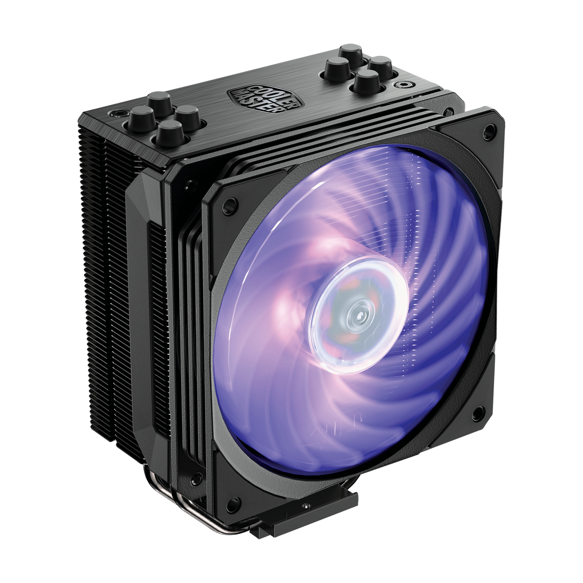 Cooler Master Hyper 212 RGB - Black Edition - Prozessor-Luftk�hler - (f�r: LGA1156, AM2, AM2+, LGA1366, AM3, LGA1155, AM3+, LGA2011, FM1, FM2, LGA1150, FM2+, LGA2011-3, LGA1151, AM4, LGA2066, LGA1200, LGA1700)