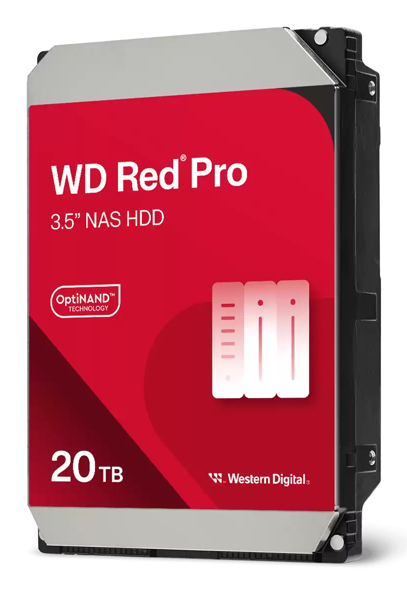 Western Digital Red Pro WD202KFGX disco duro interno 20 TB 7200 RPM 512 MB 3.5 Serial ATA III