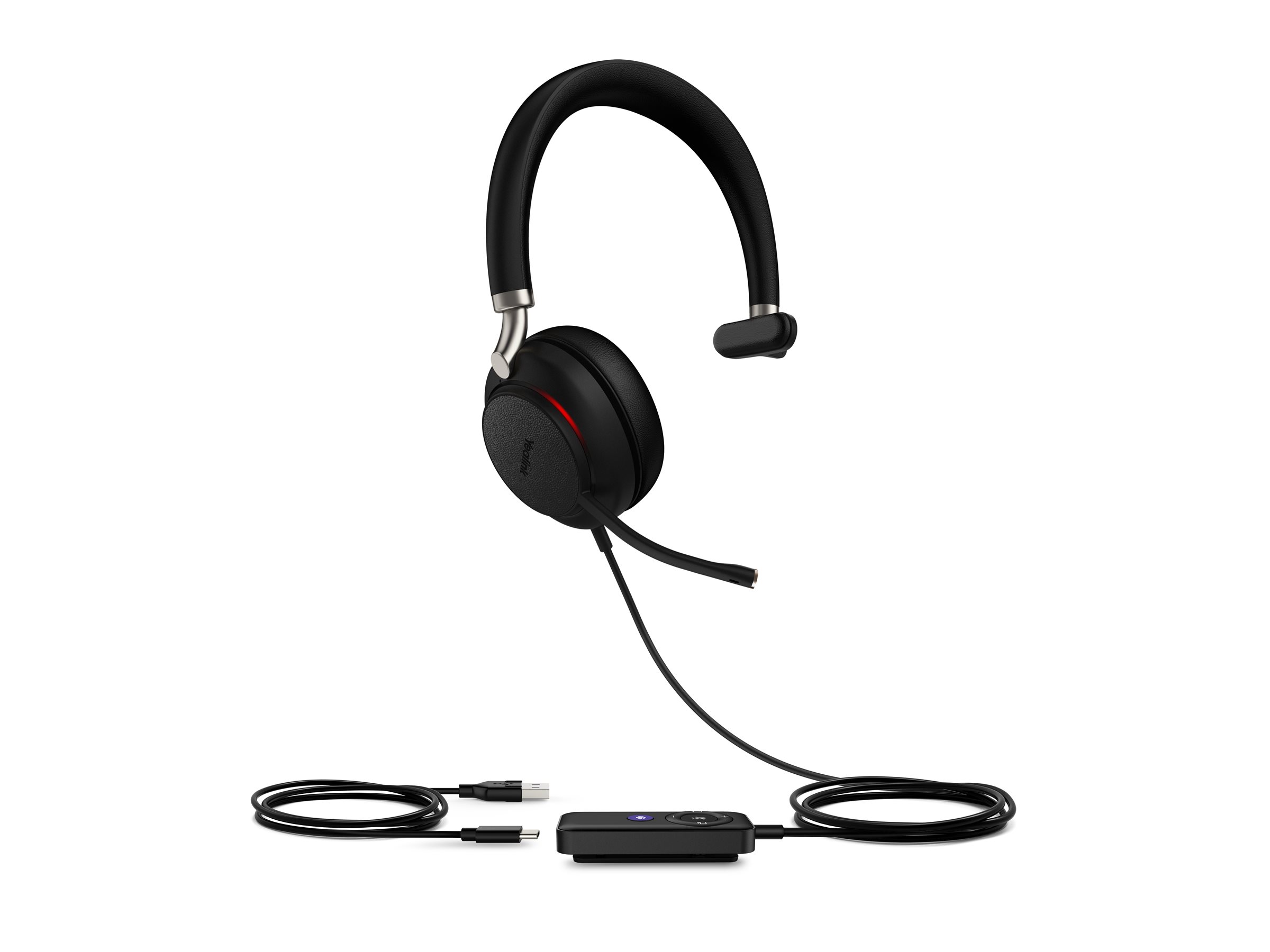 Yealink UH38 Mono UC Casque Avec fil &sans fil Arceau Bureau/Centre dappels Bluetooth Noir