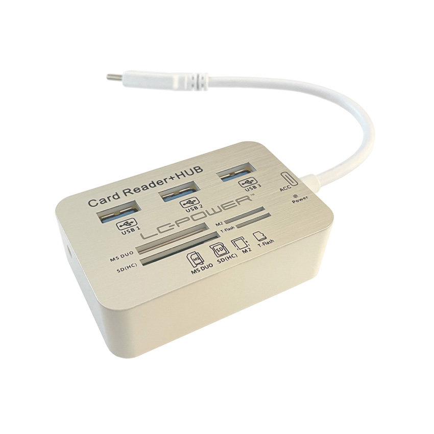 LC-Power LC-HUB-C-CR - Hub - 3 x SuperSpeed USB 3.0