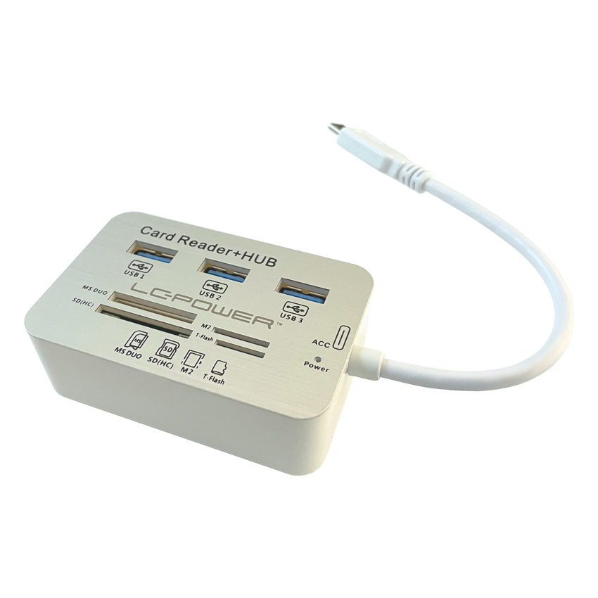 LC-Power LC-HUB-C-CR - Hub - 3 x SuperSpeed USB 3.0