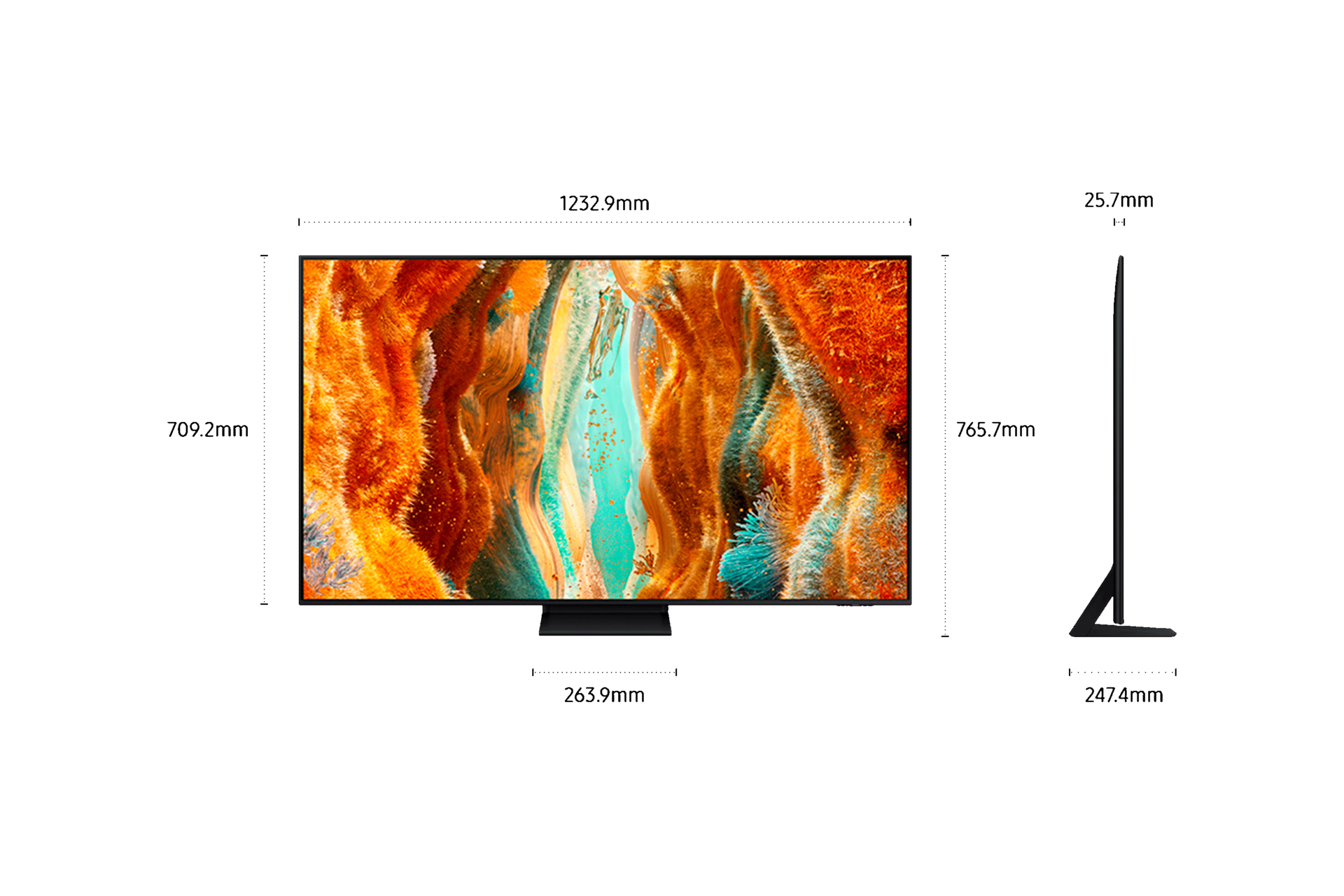 Samsung TV AI Neo QLED 55 QN70F 2025, 4K Mini LED