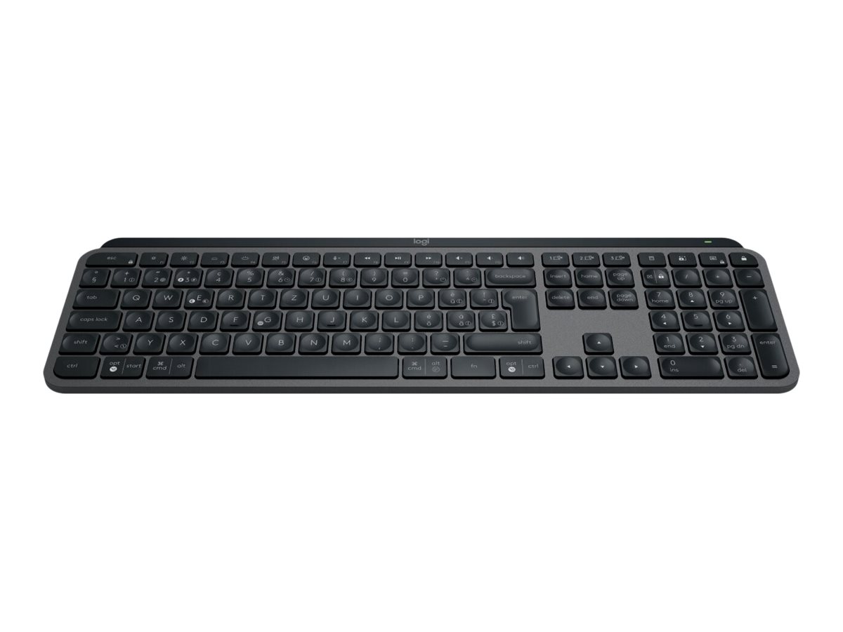 Logitech MX Keys S - Tastatur - hinterleuchtet - kabellos - Bluetooth LE - QWERTY - Nordisch (Dnisch/Finnisch/Norwegisch/Schwedisch)