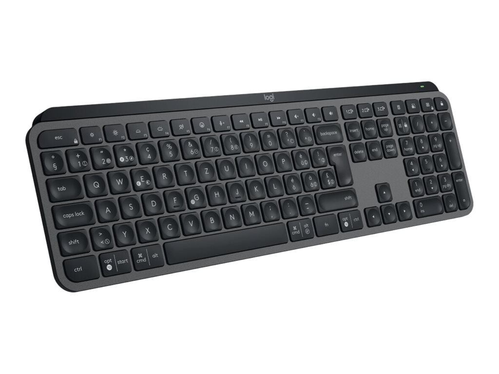 Logitech MX Keys S - Tastatur - hinterleuchtet - kabellos - Bluetooth LE - QWERTY - Nordisch (Dnisch/Finnisch/Norwegisch/Schwedisch)