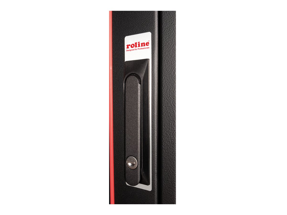 ROLINE Pro - Schrank Netzwerkschrank - mit Glast�r, 600 x 600 mm (B x T)