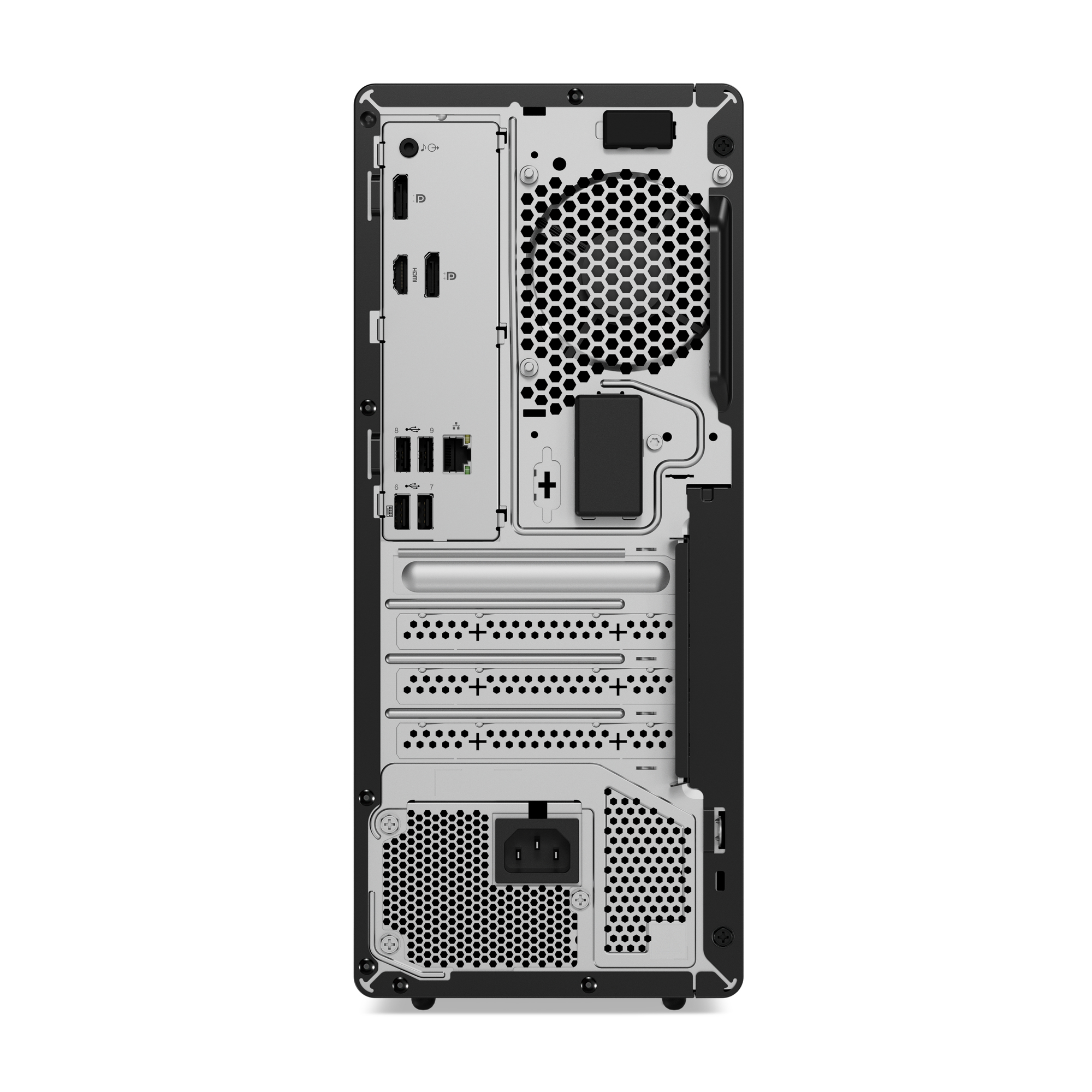Lenovo ThinkCentre M75t Gen 5 12X9 - Tower - Ryzen 5 8500G / 3.5 GHz - RAM 16 GB - SSD 512 GB - TCG Opal Encryption 2, NVMe - Radeon 740M - 1GbE, Wi-Fi 6E, Bluetooth 5.3 - WLAN: 802.11a/b/g/n/ac/ax (Wi-Fi 6E)