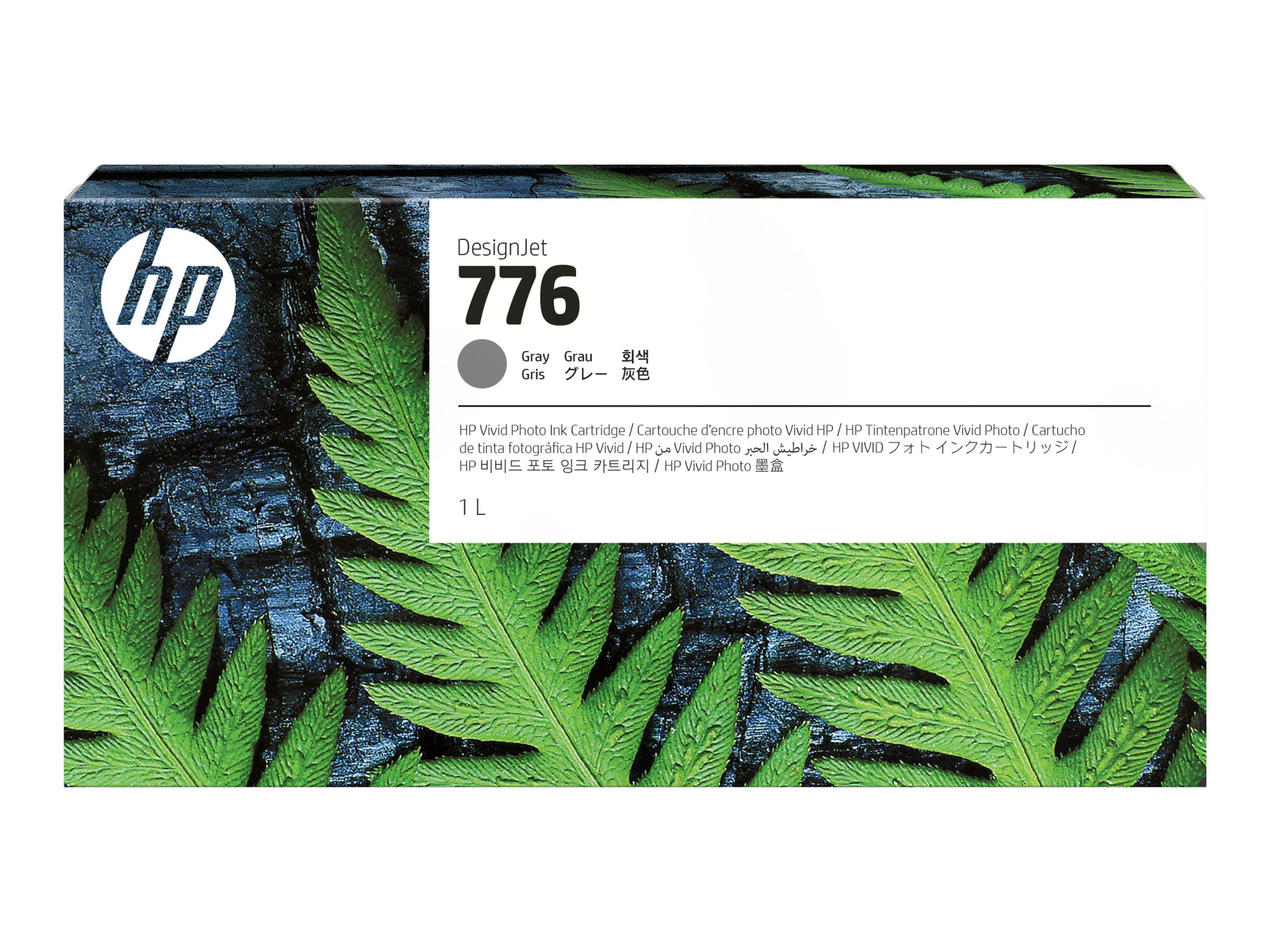 HP 776 1-liter Gray Ink Cartridge