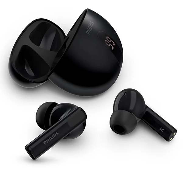 Philips TAT2520BK/00 auricular y casco Auriculares Inal�mbrico Dentro de o�do Llamadas/M�sica Bluetooth Negro