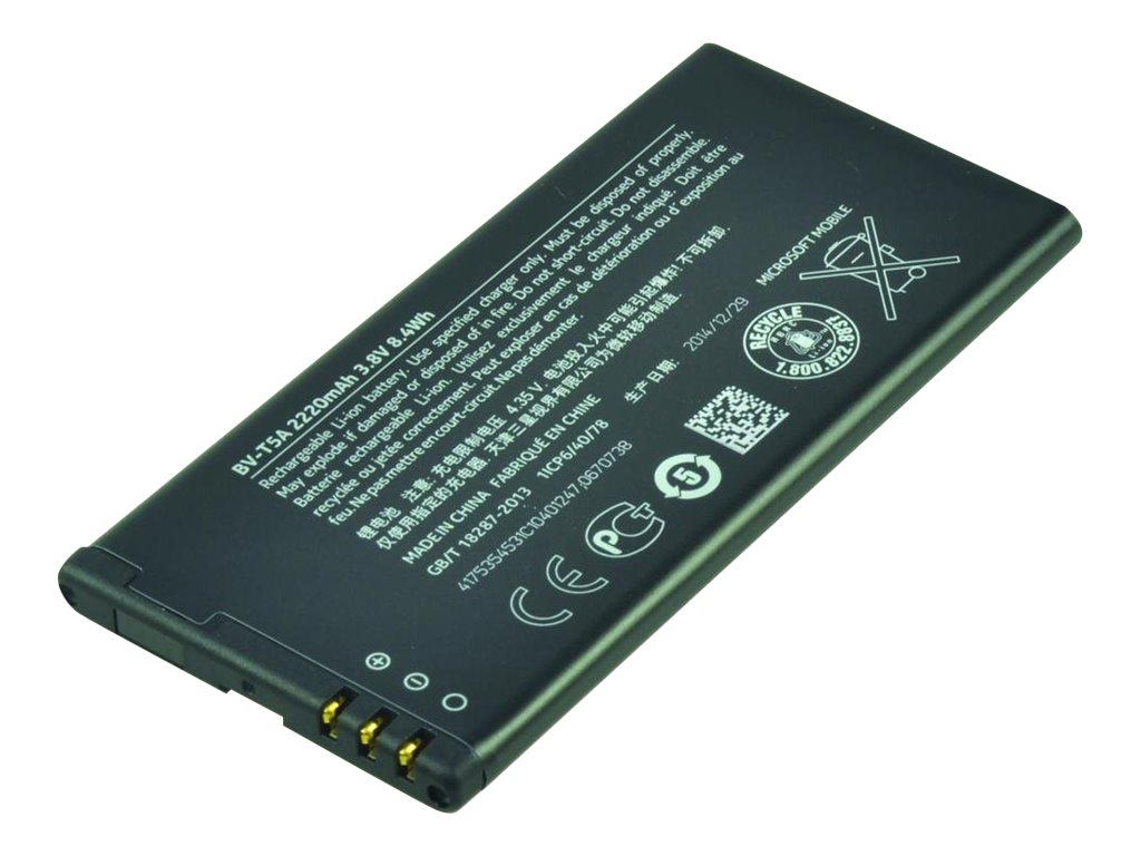 Nokia PSA - Batterie - Li-Ion - 2220 mAh - fr Nokia Lumia 730 Dual SIM