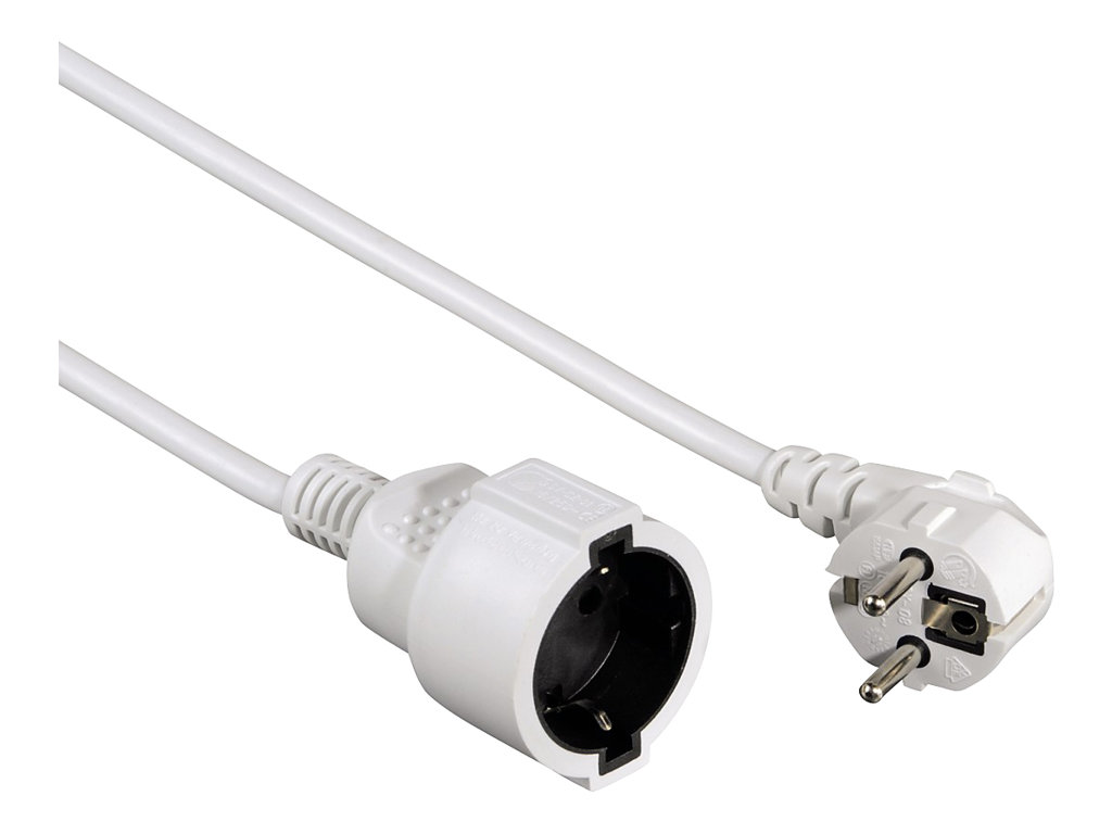 Hama 00047865 prolunghe e multiple 3 m 1 presa(e) AC Bianco