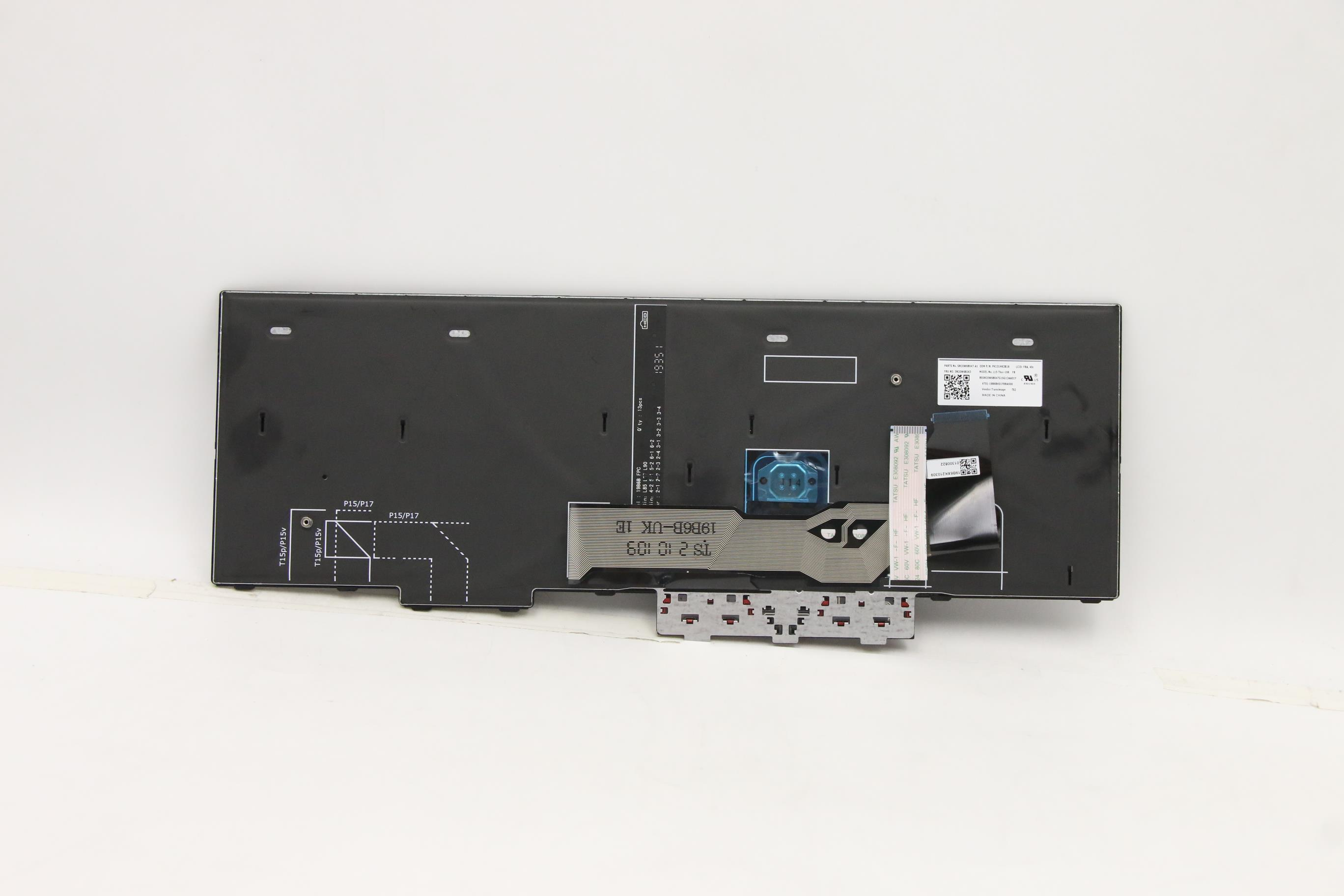 Lenovo Transimage - Ersatztastatur Notebook - mit ClickPad, Trackpoint