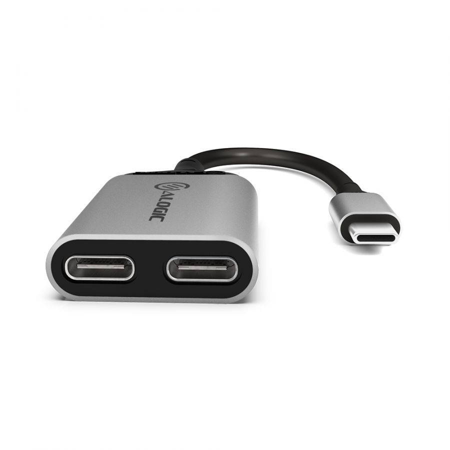 ALOGIC UL2CAPW-SGR interface hub USB 3.2 Gen 1 (3.1 Gen 1) Type-C Grey