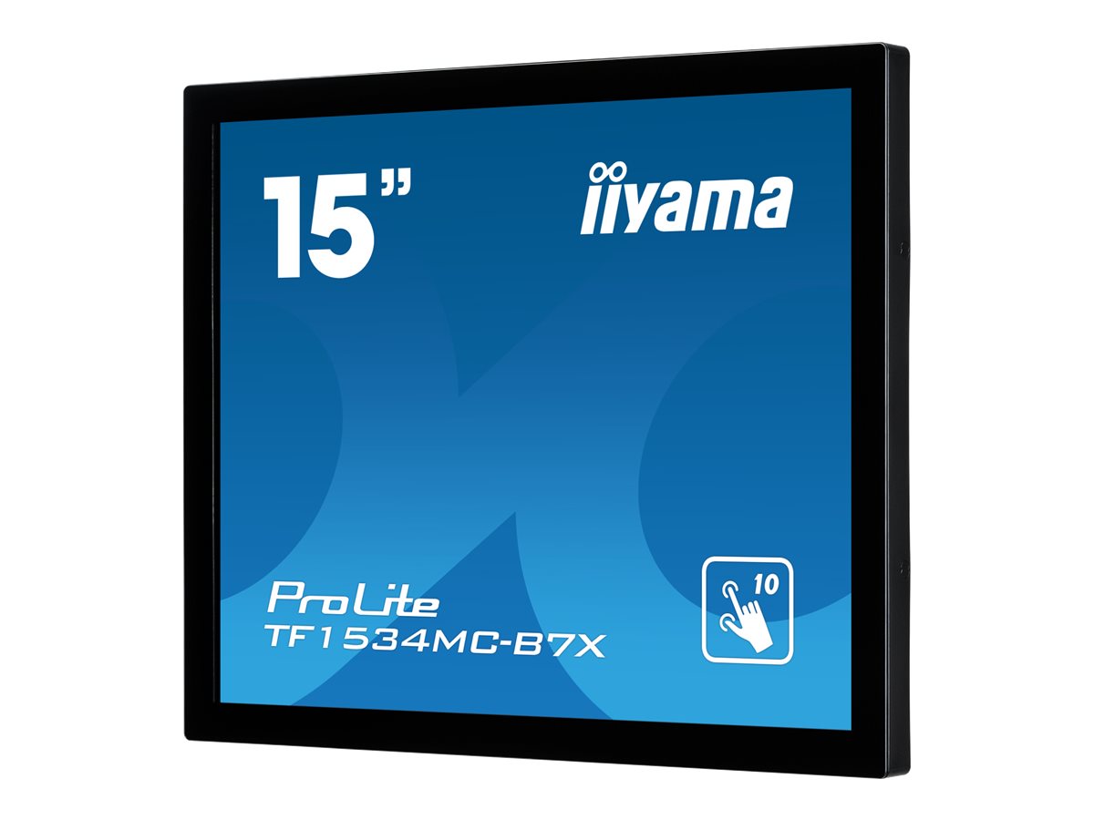 iiyama ProLite TF1534MC-B7X �cran plat de PC 38,1 cm (15) 1024 x 768 pixels XGA LED �cran tactile Multi-utilisateur Noir