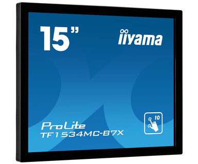 iiyama ProLite TF1534MC-B7X �cran plat de PC 38,1 cm (15) 1024 x 768 pixels XGA LED �cran tactile Multi-utilisateur Noir