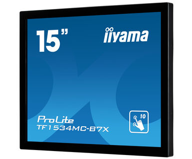 iiyama ProLite TF1534MC-B7X �cran plat de PC 38,1 cm (15) 1024 x 768 pixels XGA LED �cran tactile Multi-utilisateur Noir