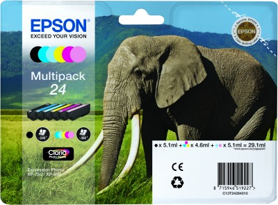 Epson Elephant Cartouche El�phant - Encre Claria Photo HD MP