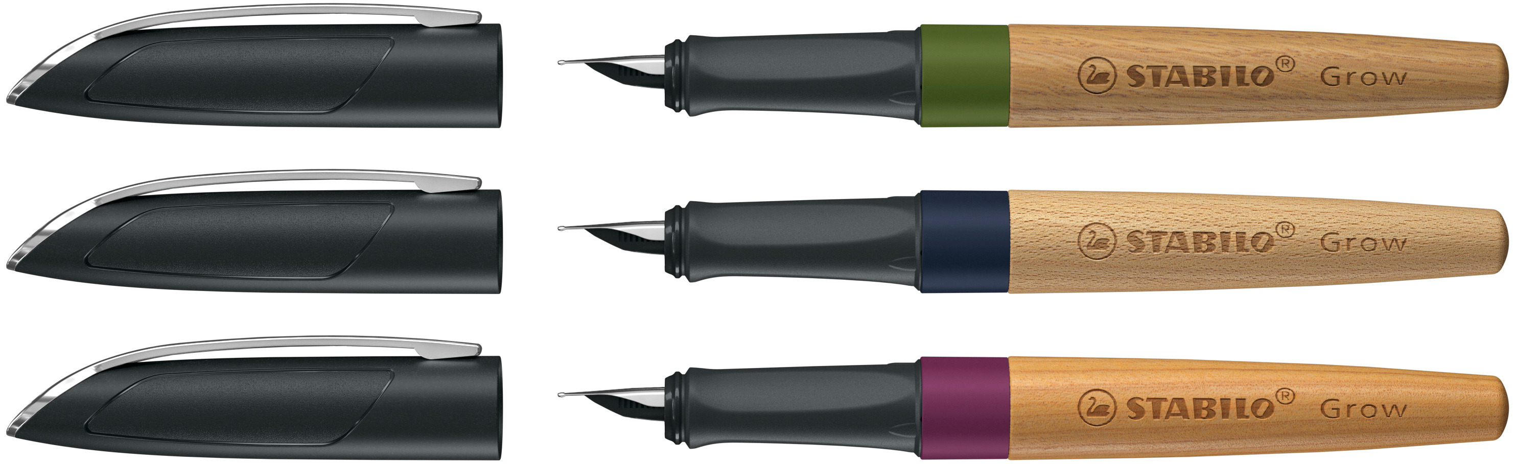 STABILO Klimaneutraler F�ller Grow - pflaumenrot/kirsche