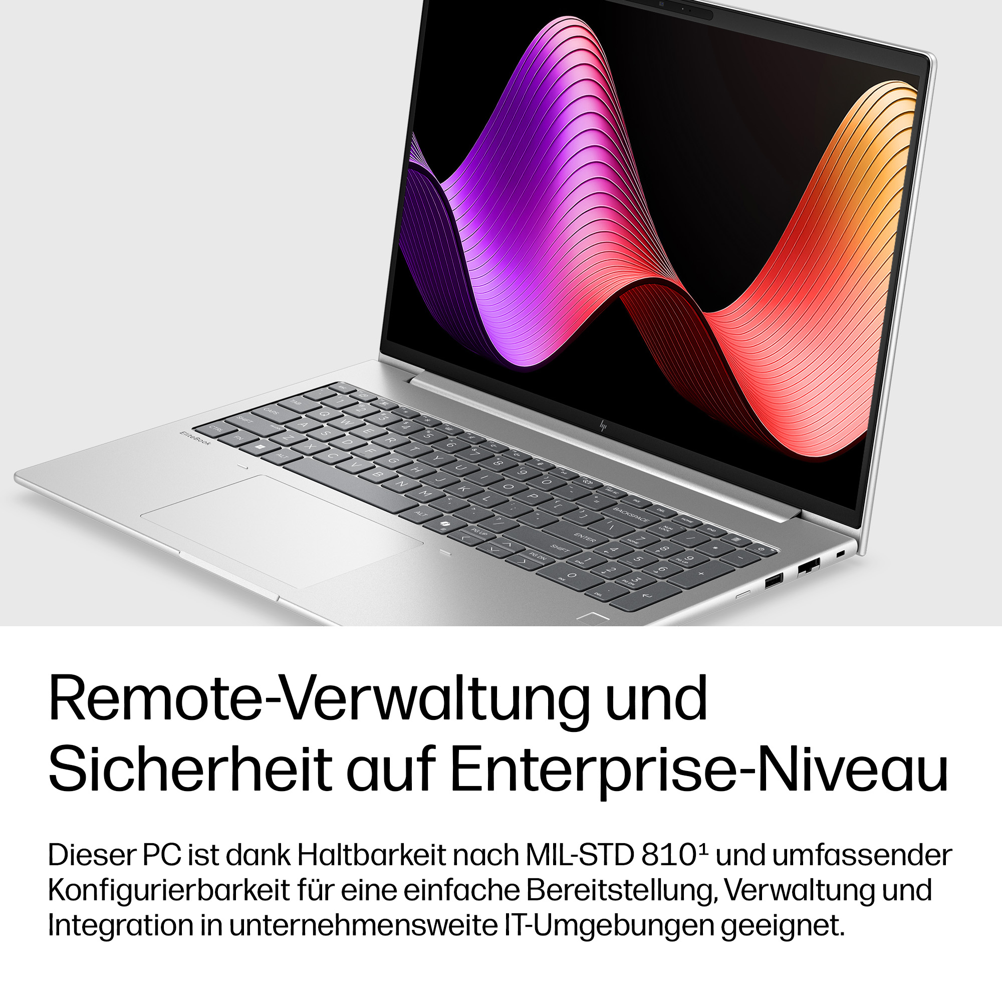 HP EliteBook 6 G2i Notebook Next Gen AI - 177-Grad Scharnierdesign - Intel Core Ultra 5 325 / 2.1 GHz - Win 11 Pro - Intel Graphics - 32 GB RAM - 512 GB SSD NVMe - 40.6 cm (16)