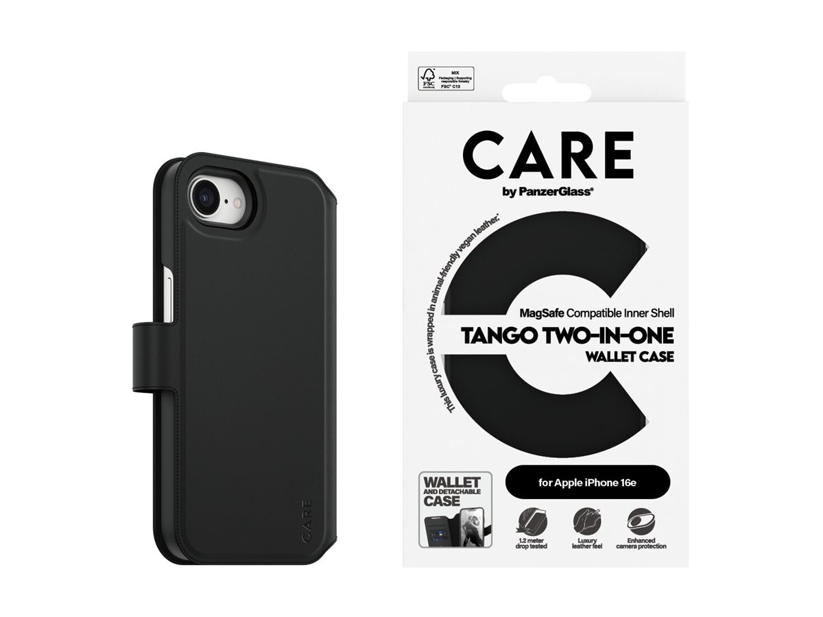 PanzerGlass CARE by PG FC 2in1 Wallet iPhone SE 25 custodia per cellulare Cover Trasparente