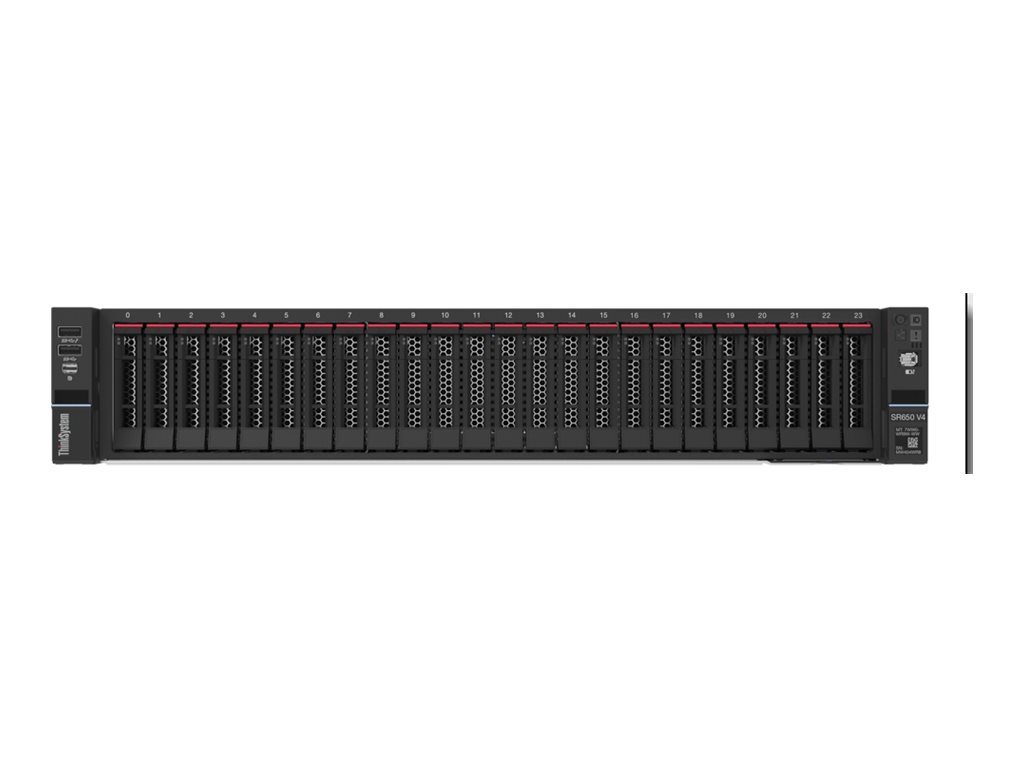 Lenovo ThinkSystem SR650 V4 7DGD - Server - Rack-Montage - 2U - zweiweg - 1 x Xeon 6515P / 2.3 GHz - RAM 32 GB - SAS 6.4 cm (2.5)