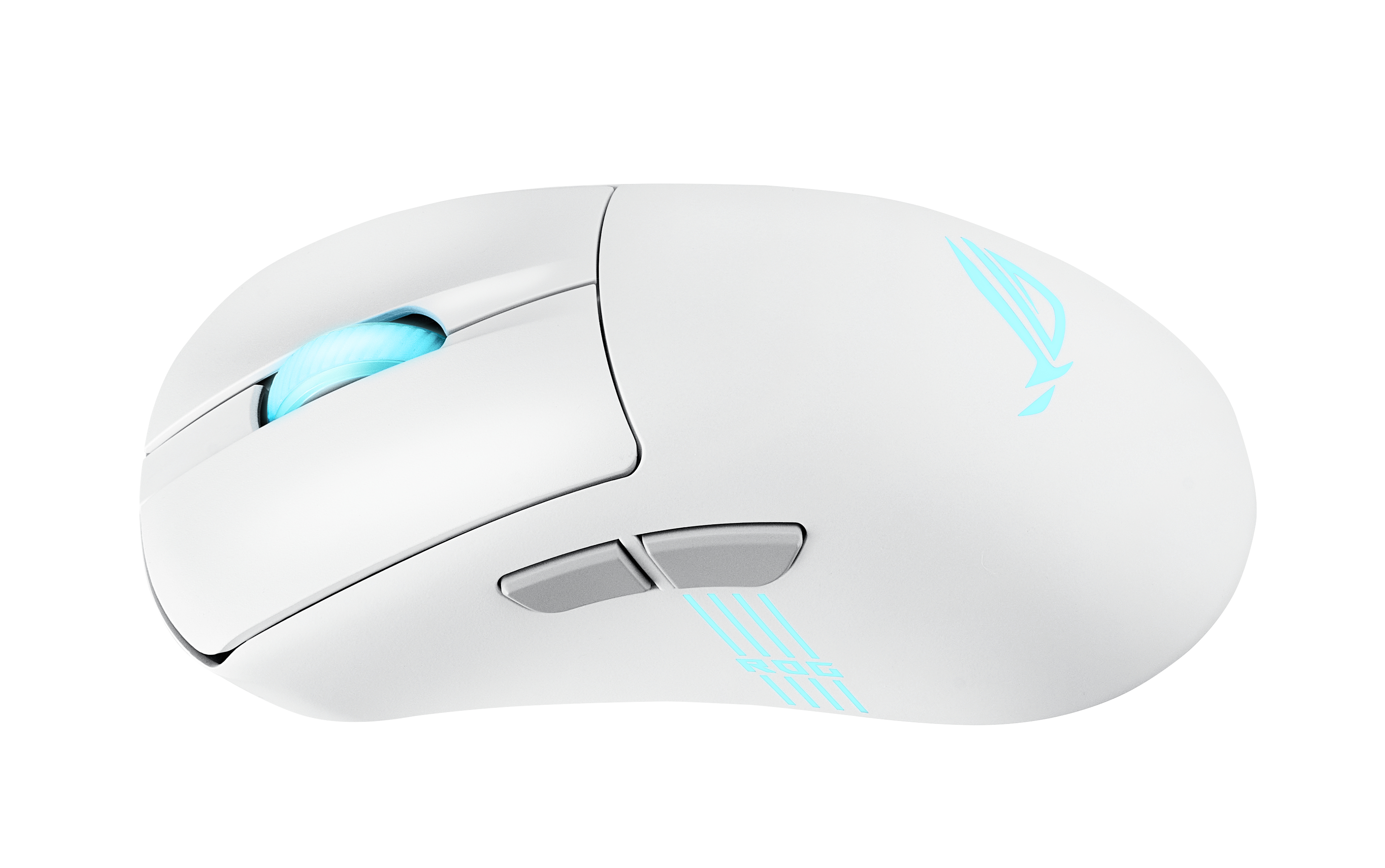 ASUS ROG Keris II Origin WHT mouse Gaming Mano destra RF Wireless + Bluetooth + USB Type-A Ottico 42000 DPI