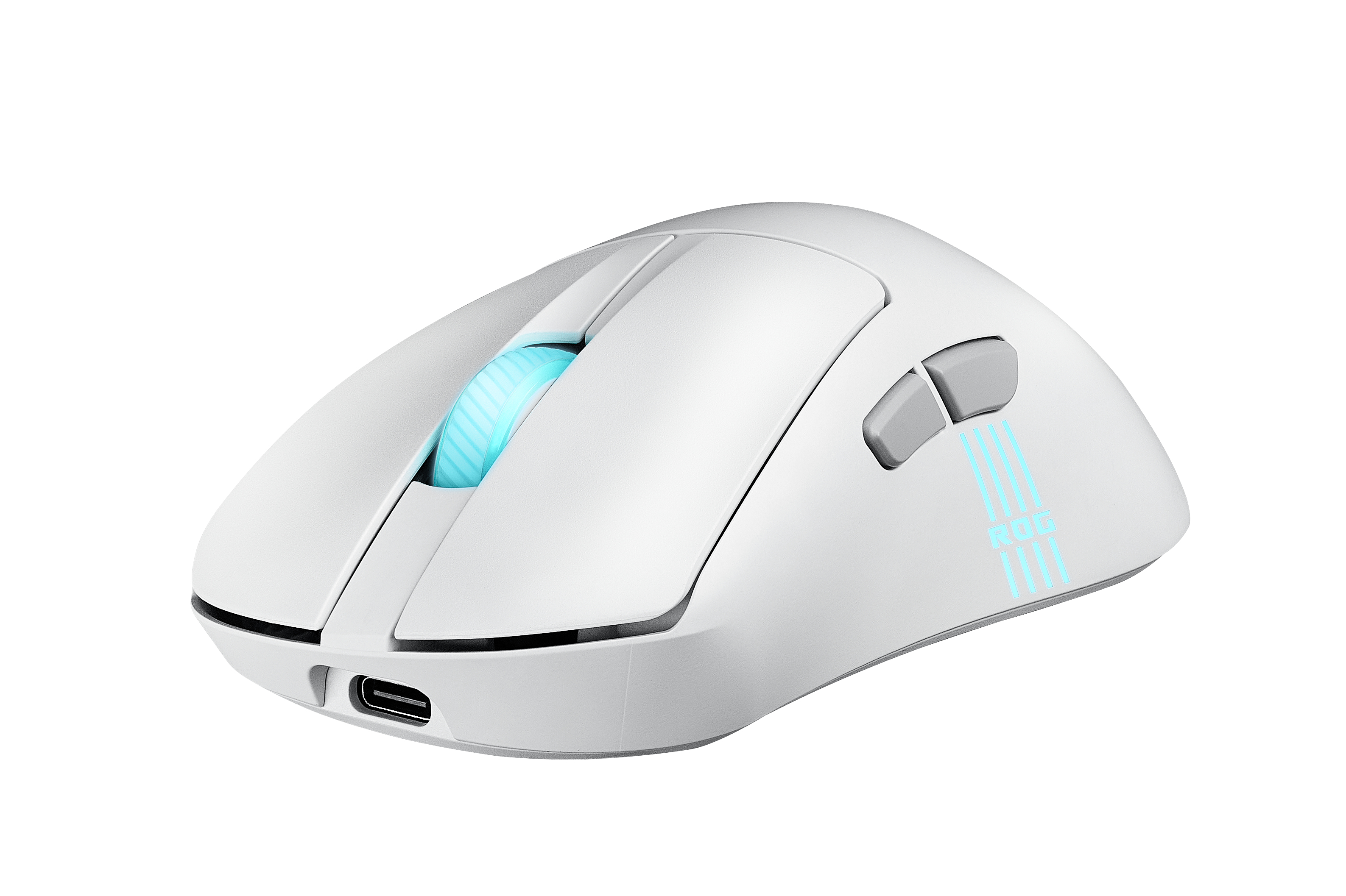 ASUS ROG Keris II Origin WHT mouse Gaming Mano destra RF Wireless + Bluetooth + USB Type-A Ottico 42000 DPI