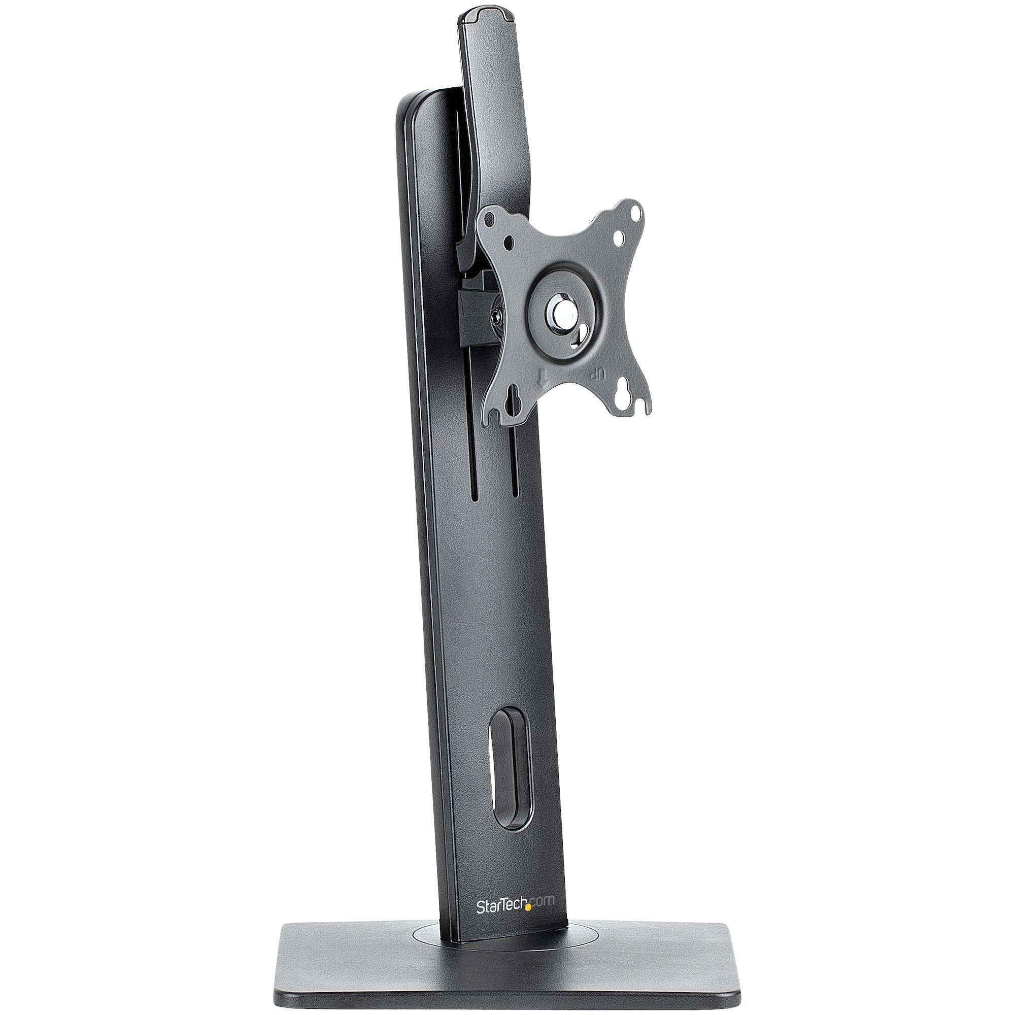 StarTech.com Free Standing Single Monitor Mount, Height Adjustable Monitor Stand, For VESA Mount Displays up to 32 (15lb/7kg)