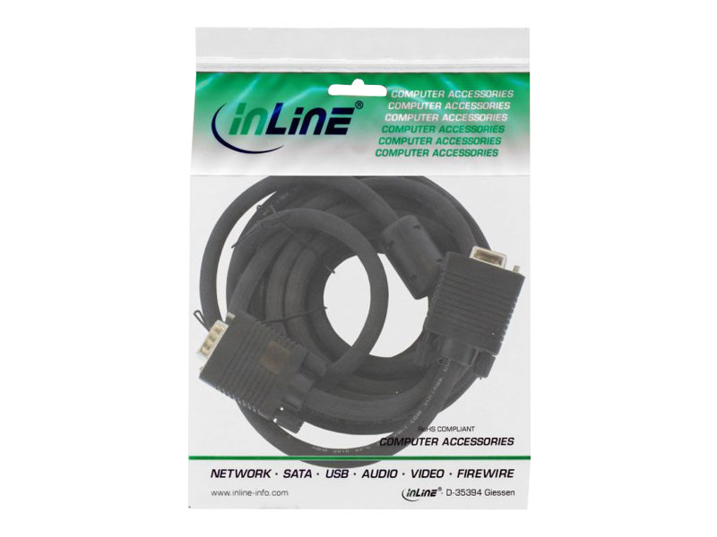 InLine VGA-Verlngerungskabel - HD-15 ohne Pol 9 (M)