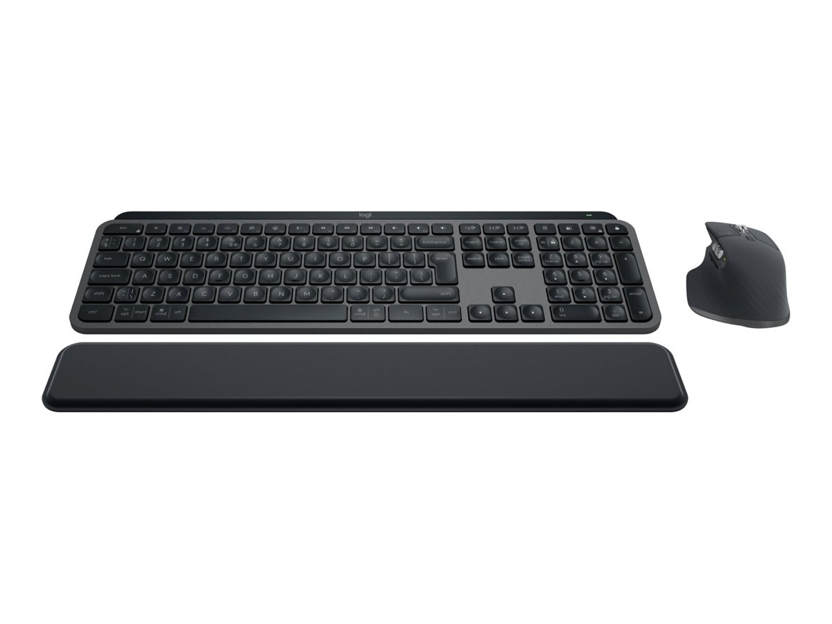Logitech MX Keys S Combo clavier Souris incluse Bureau RF sans fil + Bluetooth QWERTY Anglais britannique Graphite