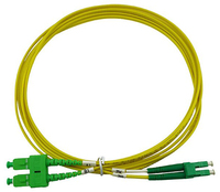 BlueOptics Duplex LWL Patchkabel LC-APC/SC-APC Singlemode 0.5 Meter