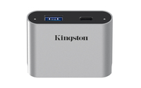 Kingston Card USB-C & USB-A Hub USB3.2 Gen1 retail - Card-Reader - USB 3.0