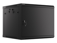 Lanberg WF01-6609-00B - Wandmontiertes Regal - 9U - 60 kg - 23,6 kg - Schwarz