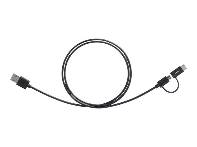 PNY C-UA-UUTC-K20-03 | PNY 2in1 - USB-Kabelsatz - USB (M) bis 